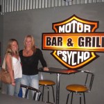 Anita and I at the Biker Bar