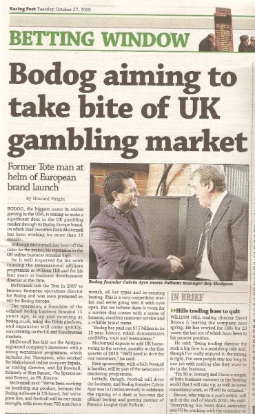 Online sports news| Racing Post