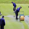 48th Ryder Cup underway in the pouring rain