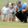 Crouching Tiger spitting golfer