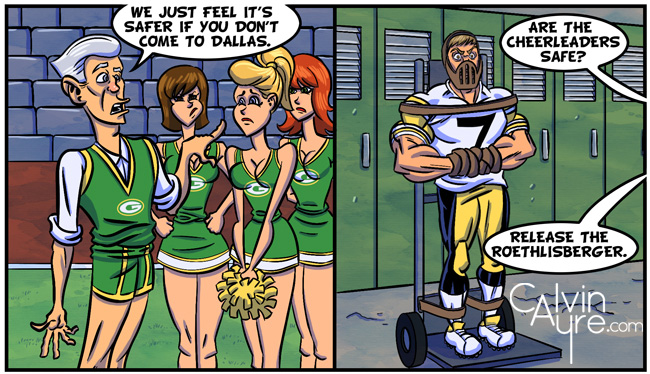 Comic Timing No Cheerleaders at Super Bowl XLV Comic Timing - No Cheerleaders at Super Bowl XLV