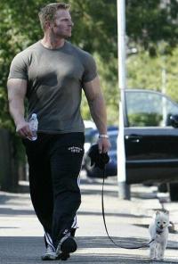 big man small dog