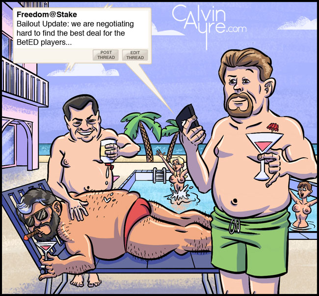 Comic Timing: Covers Looking for BetED Bailout Comic Timing: Covers Looking for BetED Bailout