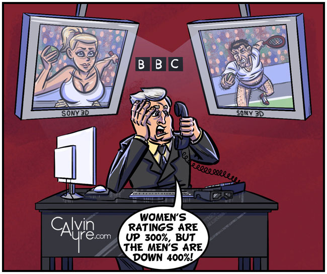 Comic Timing BBC to Show Wimbledon in 3D Comic Timing - BBC to Show Wimbledon in 3D