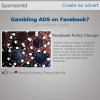 Gambling ads and Facebook
