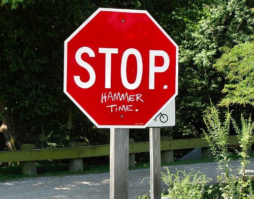 Stop google hammer time