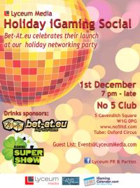 Lyceum Media Holiday iGaming Social Invite