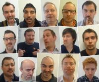 Online Gambling industry men (Bodog UK) participating in Movember
