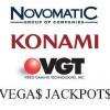 Novomatic to be Slot Summit headline sponsor; Konami form partnership with Joingo; VGT update Cherry96 game