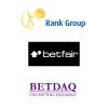 Rank driven on by interactive; Betfair on the look out for new man; Betdaq extends racing deal