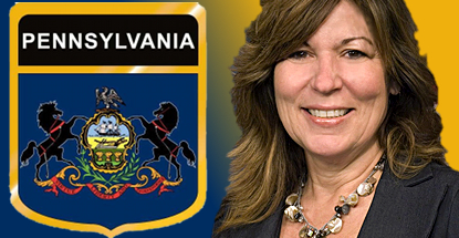 Pennsylvania got a new online gambling bill on Monday, the third such bill vying for votes in the current legislative session. - pennsylvania-tina-davis-online-gambling-bill