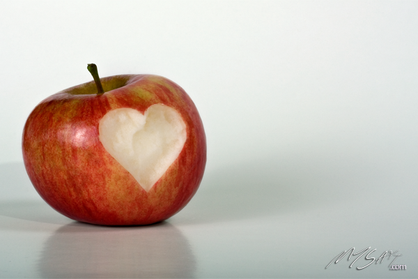 Apple has a heart