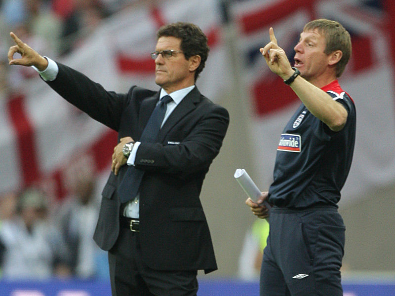 Fabio Capello leads England into Cardiff