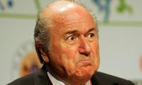 Angry Sepp Blatter