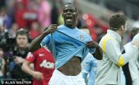 Man City forward Mario Balotelli