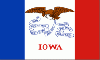 Iowa state flag