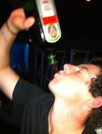 Rory McIlroy Pounding Jagermeister Picture