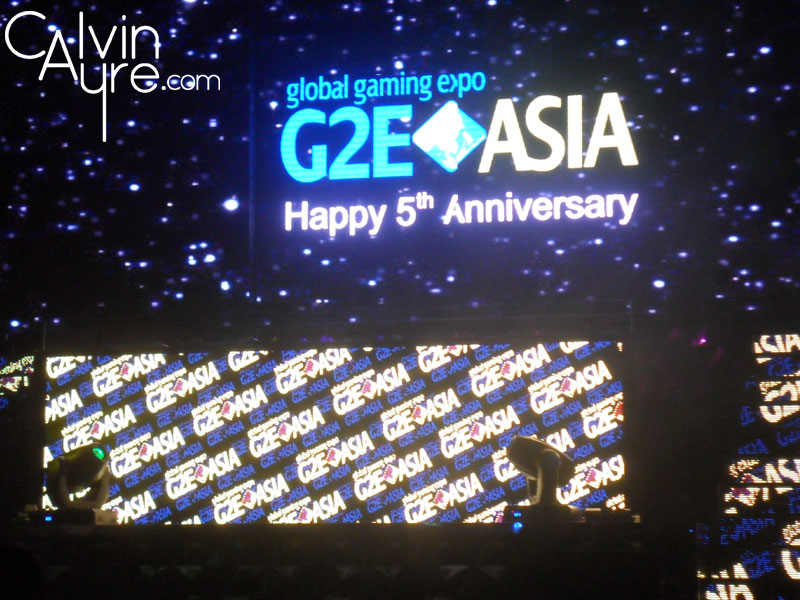 G2E Asia 2011 Welcome Reception and 5th Anniversary Party
