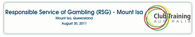 Responsible Service of Gambling - Mount Isa