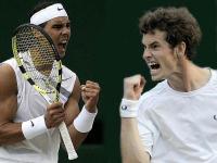 Rafael Nadal and Andy Murray
