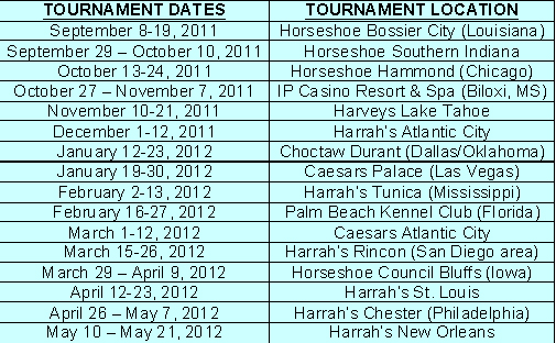 WSOP Circuit 2012 Schedule | Poker News