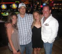 Jenny Woo, Football Handicapper, Becky Liggero and Peter Gold at the 2009 VegasInsider.com Handicapping Seminar