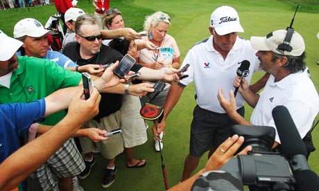 Williams giving interviews