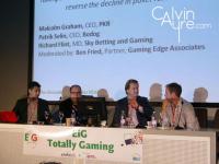 European iGaming Congress and Expo (EiG) poker panel with Patrik Selin, Malcolm Graham and Richard Flint