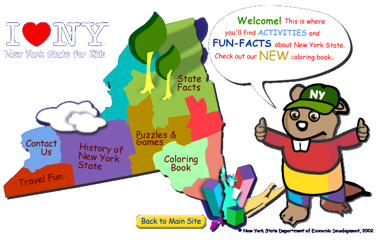 New York state map