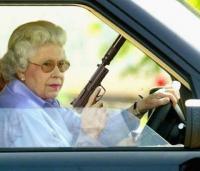 old lady with a gun