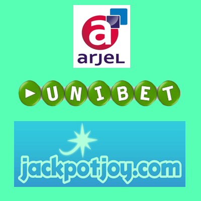 Arjel Unibet and Jackpotjoy