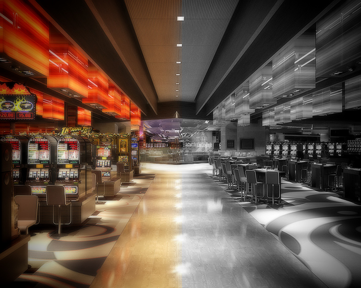 Slots Machines on Casino Floor