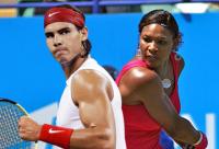 Rafael Nadal and Serena Williams