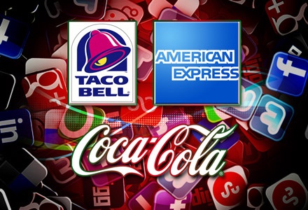 Social Media, Facebook, Twitter, Taco Bell, American Express, Coca-Cola