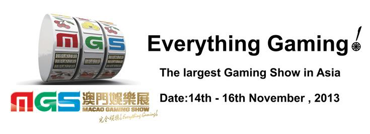 CalvinAyre.com is media sponsor for Macau Gaming Show 2013