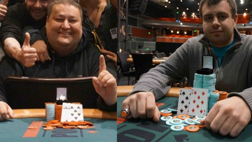 World Series of Poker Circuit Rings For Michael Oshana and Kevin Meeusen