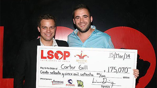 Carter Gill Wins The Latin Series of Poker Millions