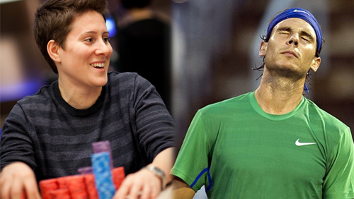 Vanessa Selbst Defeats Rafael Nadal in Heads Up Action