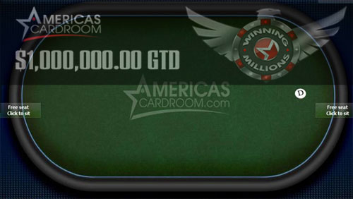 America’s Cardroom to Host $1m Guaranteed Tournament