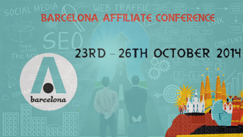 Barcelona Affiliate Conference coming October 23 to 26, 2014