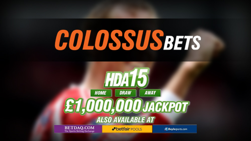 Colossus Bets Player On Verge Of Landing £1,000,000 HDA15 Football Jackpot