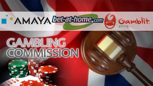 UKGC awards licenses to Amaya, Bet-at-home, Gamblit Gaming; issues warning to sports teams with non-licensed gambling sponsors