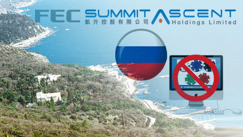 Lawrence Ho-led firm raises stake in Russia casino project; Crimea not a rosy gambling town; Russia gov't criminalizes illegal gambling