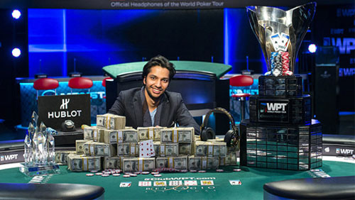 Mohsin Charania Wins the World Poker Tour Five Diamond World Poker Classic
