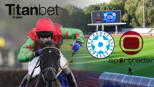 Titanbet extends horse racing sponsorship; Estonia football tops-up with Sportradar