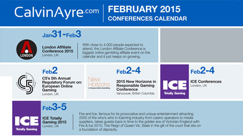 CalvinAyre.com Featured Conferences & Events: February 2015
