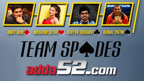 Indian Online Poker Site Adda52 Create Pro Team Roster