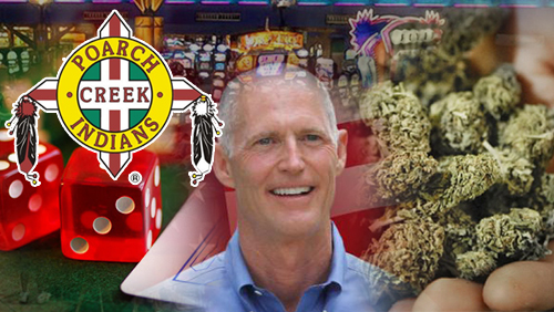 Poarch Creek asks Florida Gov. Scott: Marijuana or Gambling?