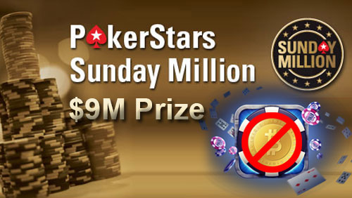 PokerStars Guarantee $9m for Sunday Million Ninth Anniversary and Shoot Down bitcoin Rumors