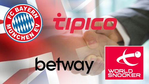 Bayern Munich sponsorship deal with Tipico; Betway dives into snooker sponsorship in the UK